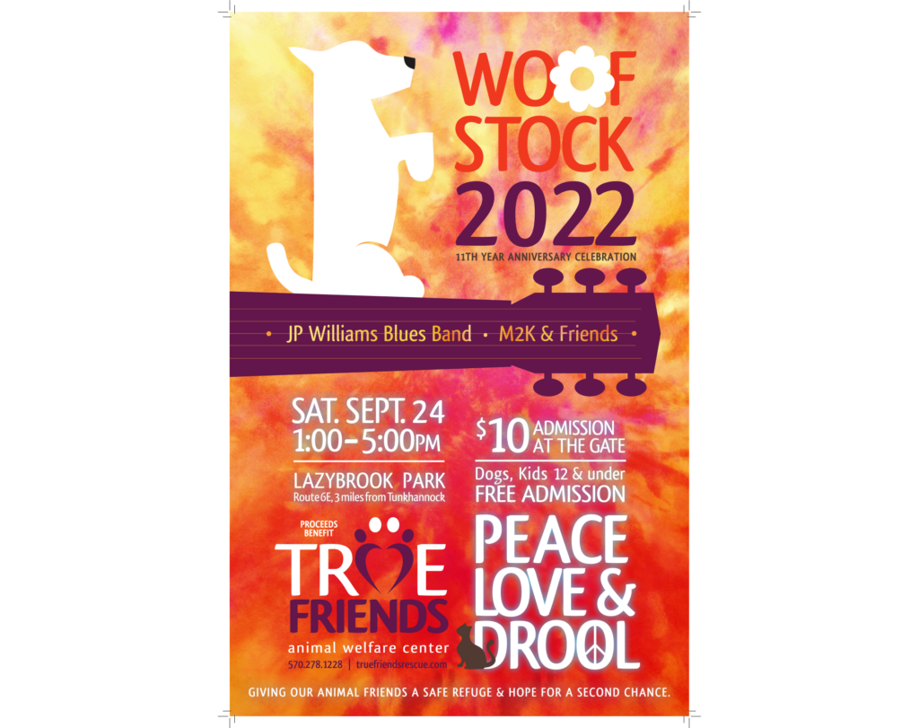 Woofstock 2022 event poster
